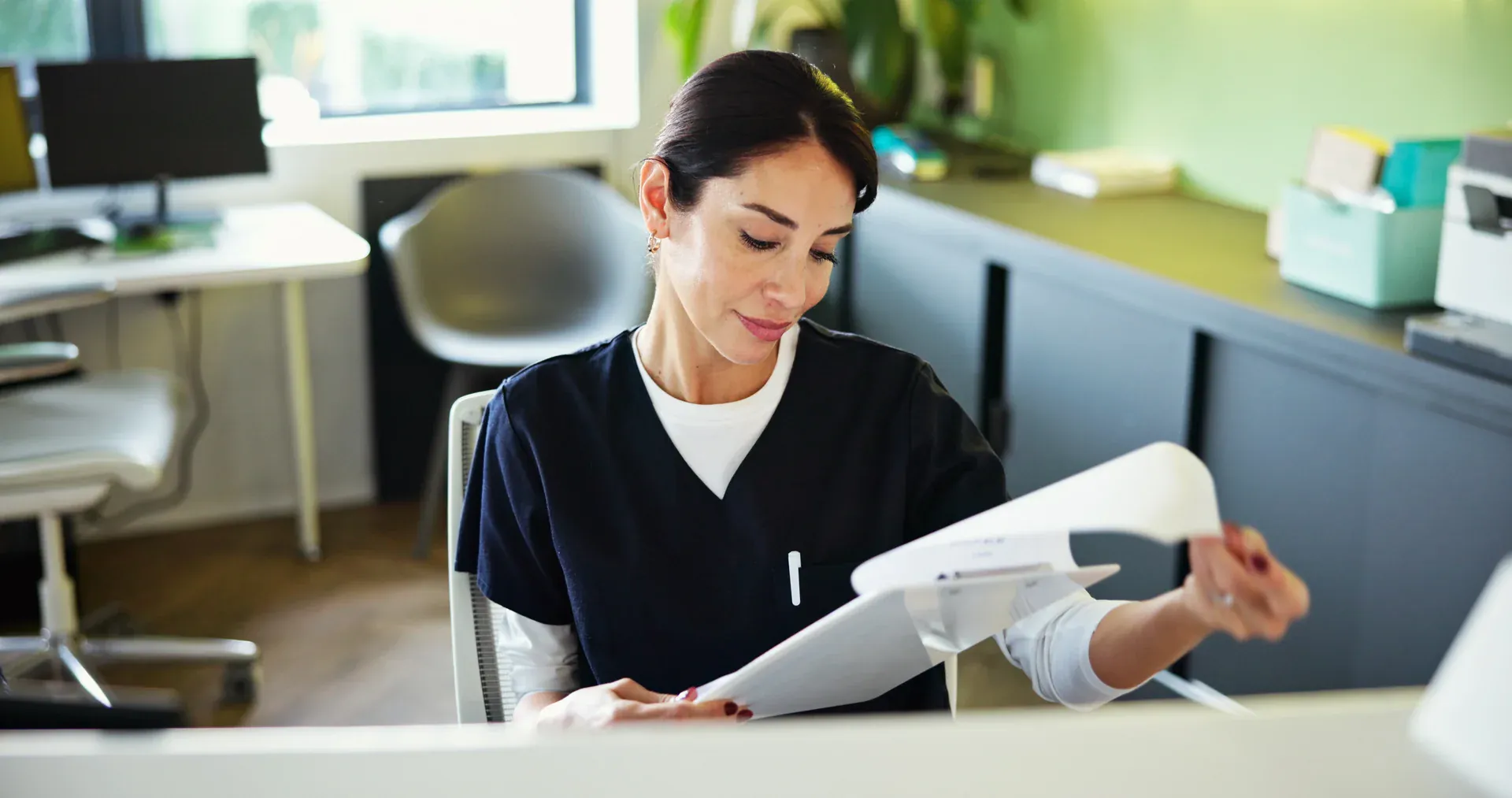 Patient bringing identification and insurance cards to first visit