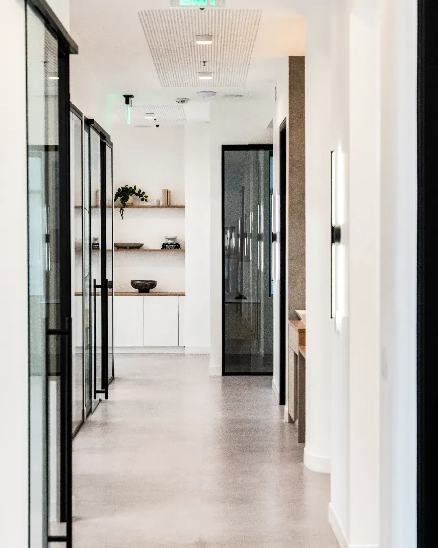 Luxury dental office lobby